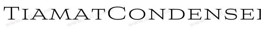 TiamatCondensedSC Re字体转换